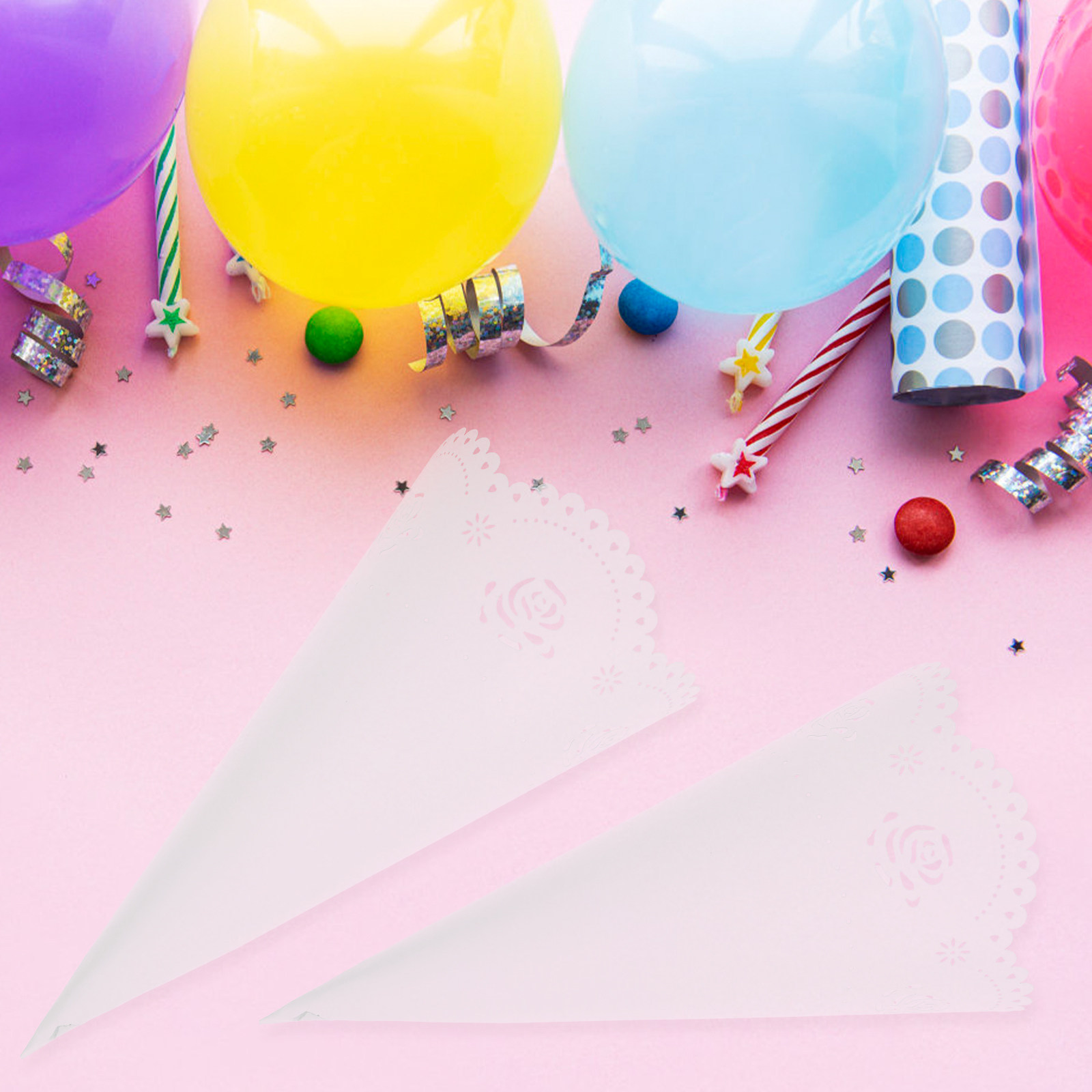 Papercraft Supply Confetti - 20 Adet Oyuk Konfeti Tutucu, Premium