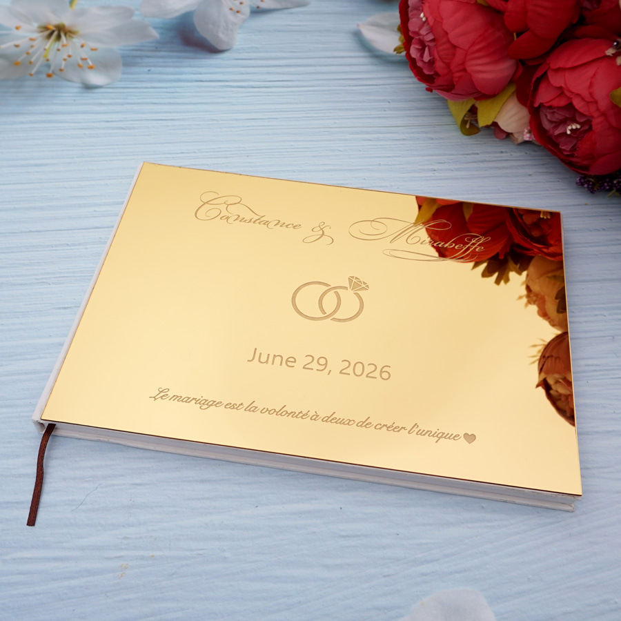 Personalized Guest Book - Kişiselleştirilmiş Düğün Özel İmza Ziyaretçi Defteri