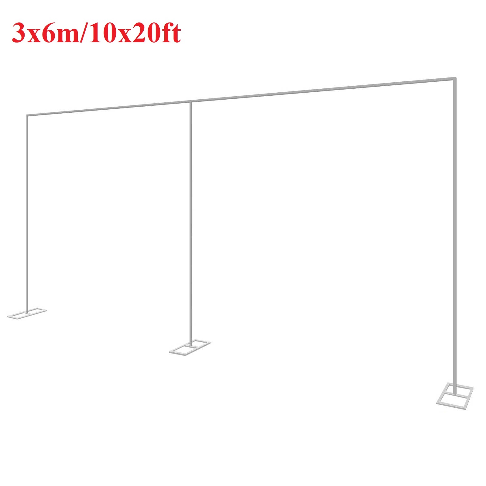 Confetti Balloon Set - 3x6 m/10x20ft Metal Düğün Kemer Standı