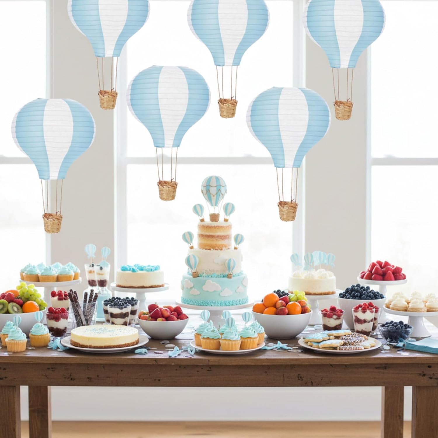 6-12 Adet Asılı Sıcak Hava Bal - Confetti Balloon Set incelemesi ve fiyatı