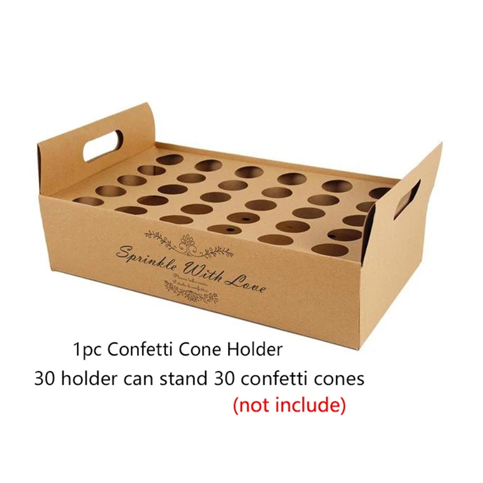 Kağıt Konfeti Koni Kutusu Stan - Papercraft Supply Confetti incelemesi ve fiyatı