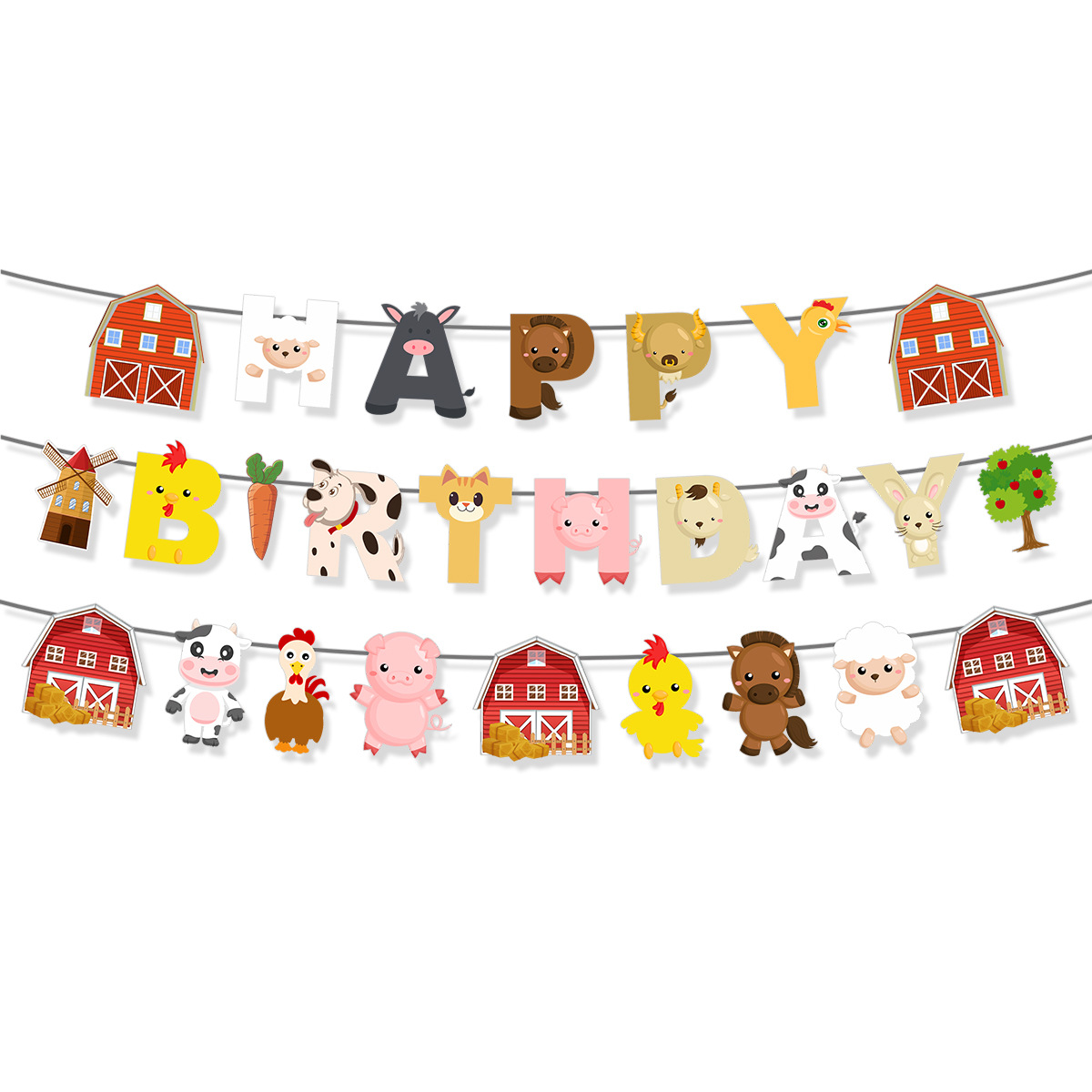 Karikatür Çiftlik Hayvanı Tema - Confetti Balloon Set incelemesi ve fiyatı