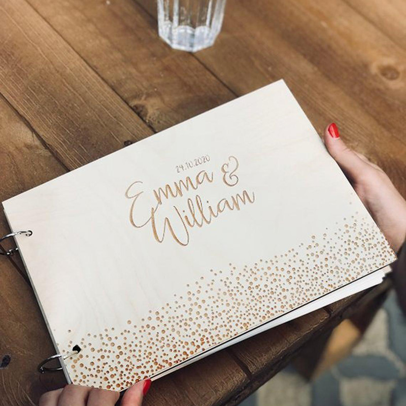 Kişiselleştirilmiş düğün ziyar - Personalized Guest Book incelemesi ve fiyatı