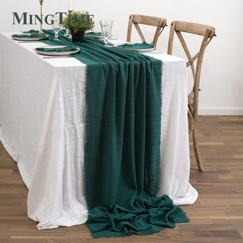 Masa koşucular rustik pamuk ga - Wedding Supply Rentals incelemesi ve fiyatı