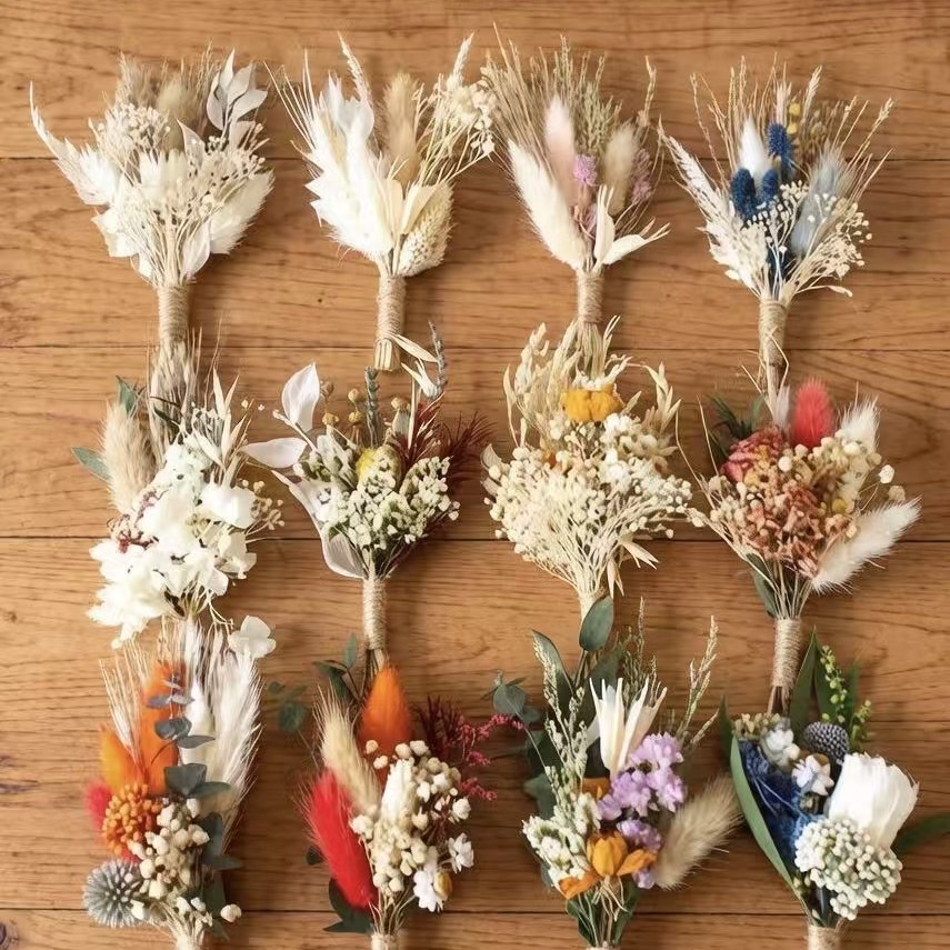 6 Buket/Lot Kurutulmuş Çiçek M - Wedding Supply Rentals incelemesi ve fiyatı