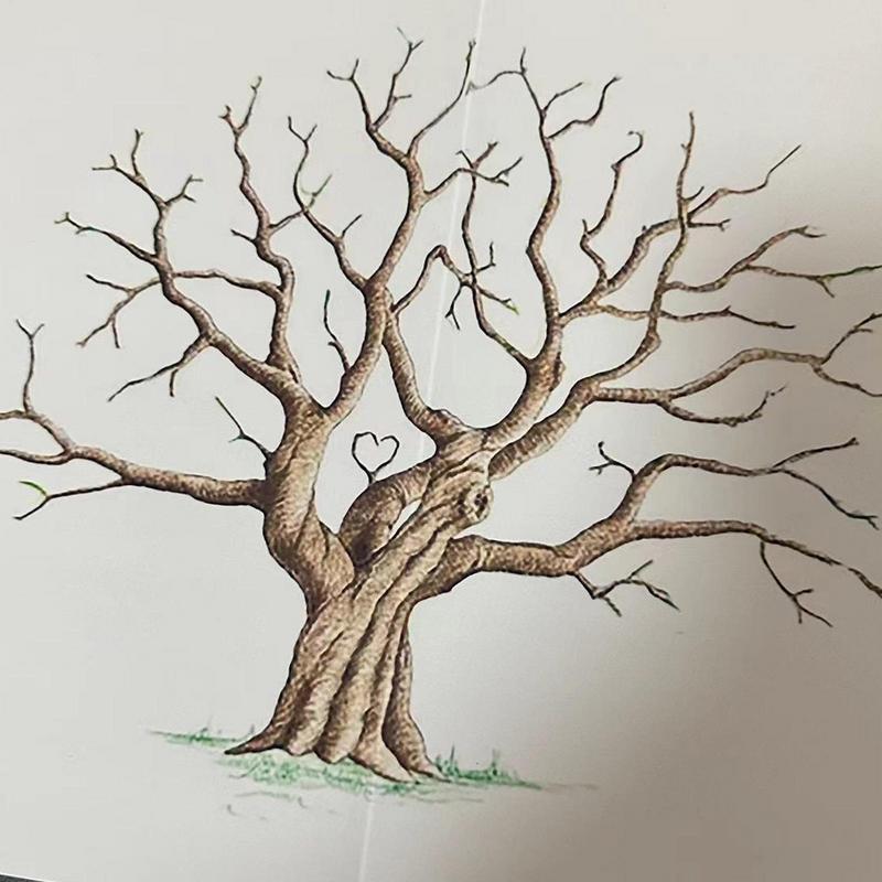 Parmak İzi Ağacı Düğün Mezuniy - Personalized Guest Book incelemesi ve fiyatı