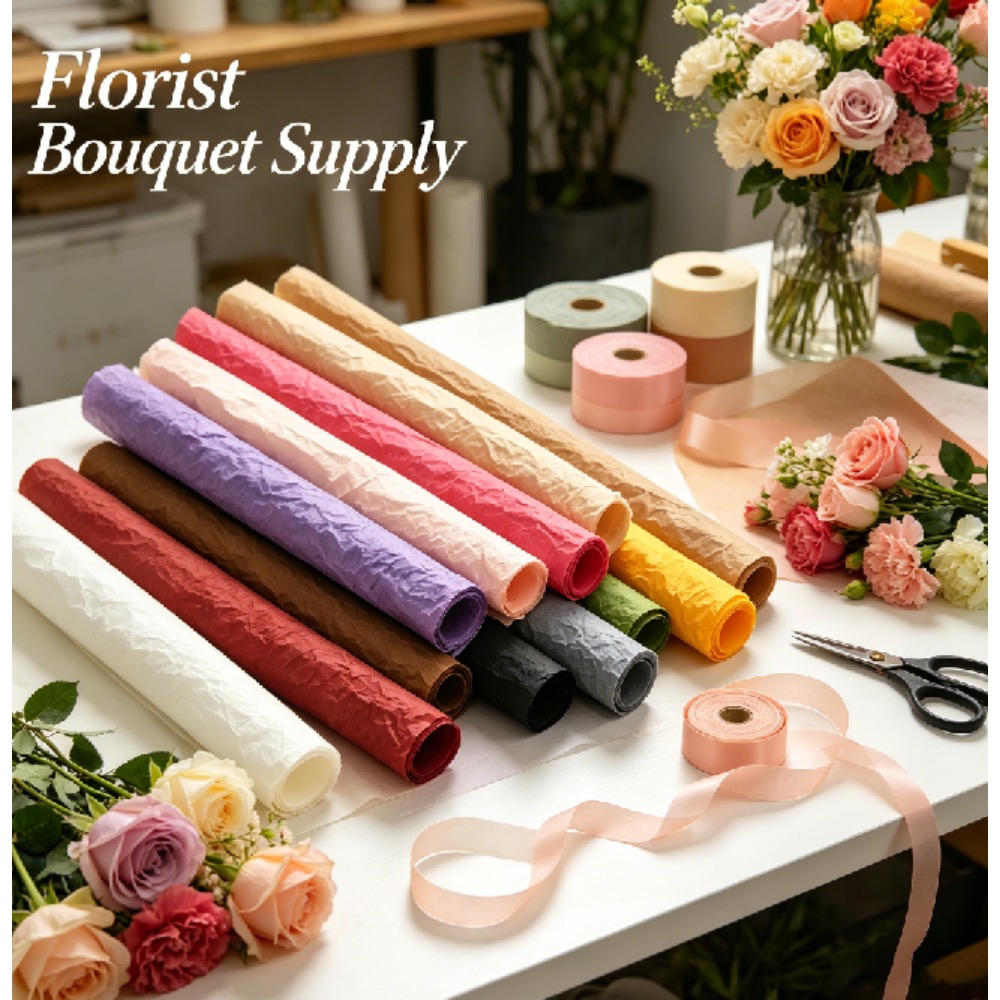 Kalın Xuenai Kırışık Çiçek Des - Good Floral & Wedding Decor Supply Photos incelemesi ve fiyatı