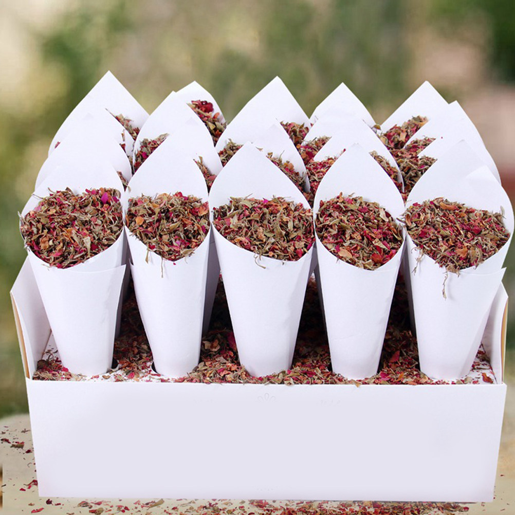 60 adet düğün konfeti konileri - Papercraft Supply Confetti incelemesi ve fiyatı