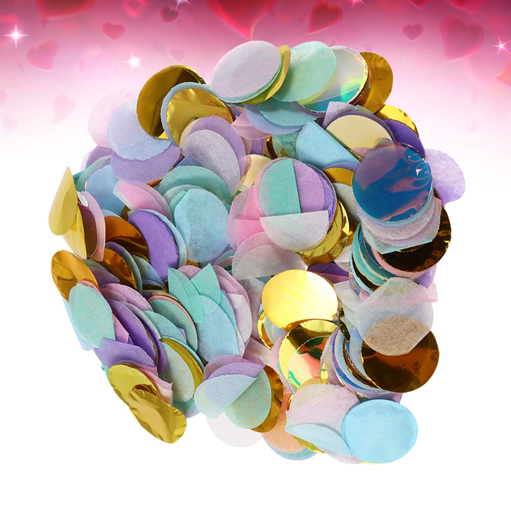 1 Paket 50G Zarif Yuvarlak Kağ - Papercraft Supply Confetti incelemesi ve fiyatı