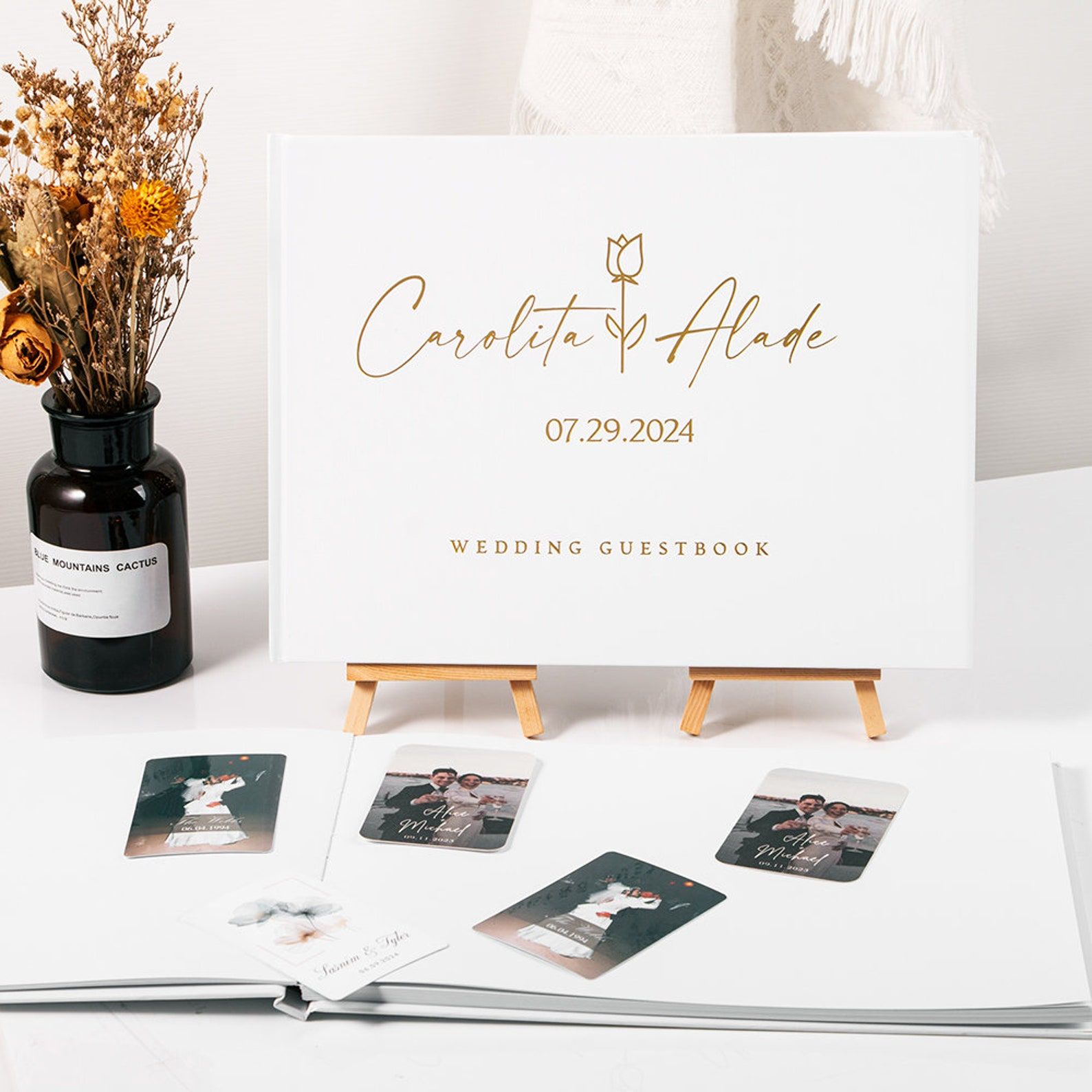 Özel Düğün Ziyaretçi Defteri K - Personalized Guest Book incelemesi ve fiyatı