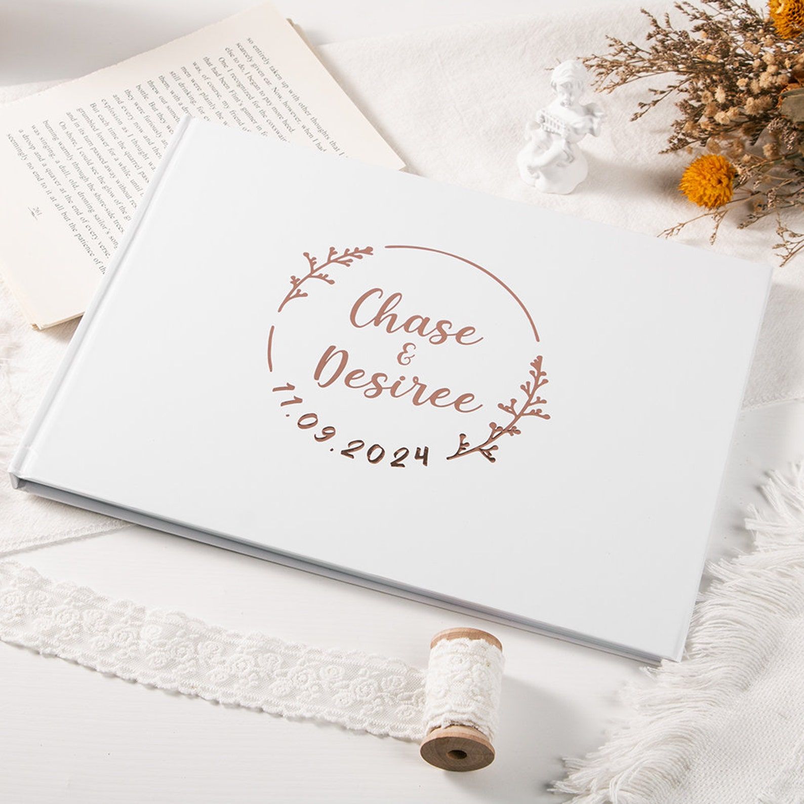 Özel Düğün Ziyaretçi Defteri K - Personalized Guest Book incelemesi ve fiyatı